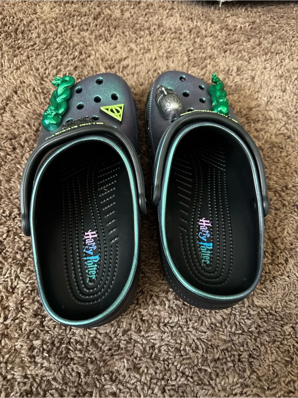 Harry Potter -Dark Arts Metallic Green Crocs